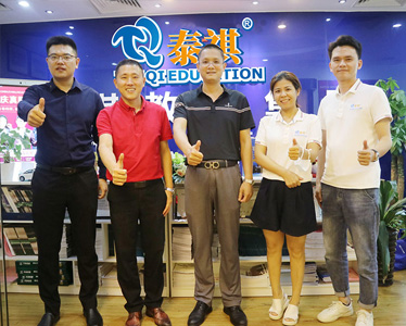 暨南大学管理学院副院长凌子山博士一行到访泰祺教育